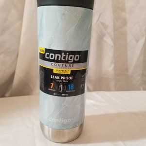 Contigo SnapSeal Stainless Steel 20 Oz. Color Huron Amazonite Brand New